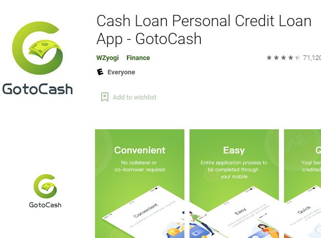 GotoCash Loan app