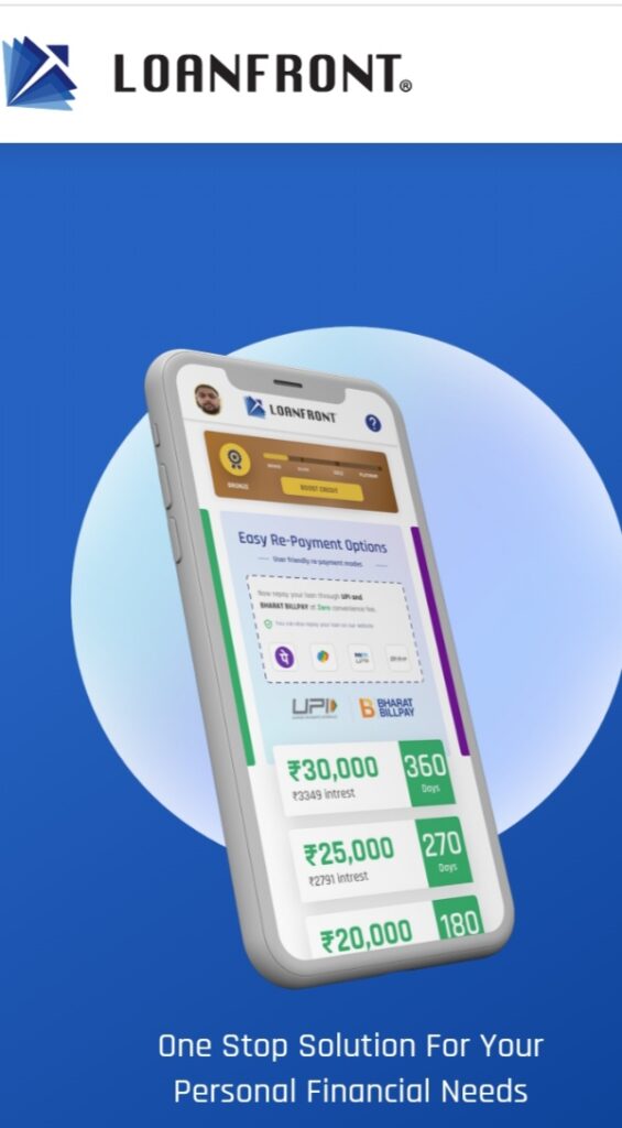 LoanFront loan app
